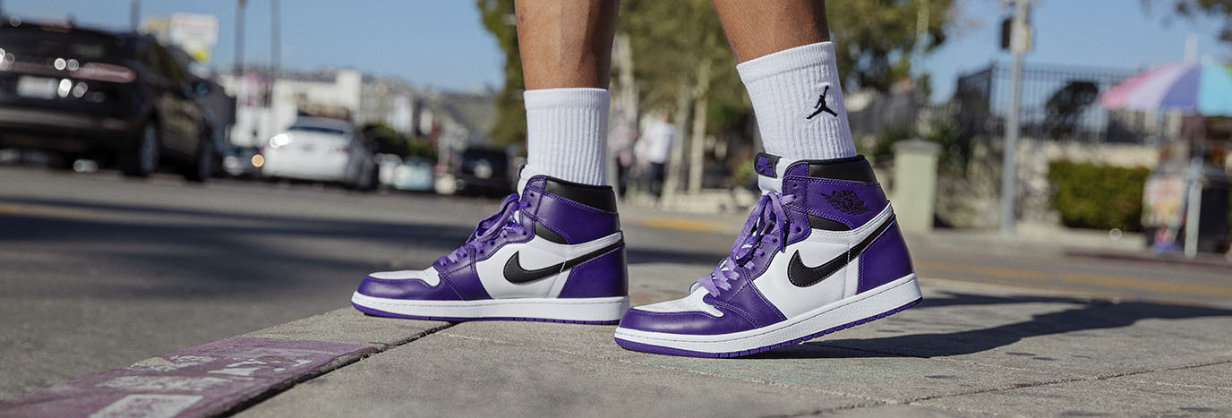 Jordan 1Retro purple/white - Image 2
